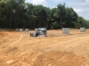Block for the foundation is delivered